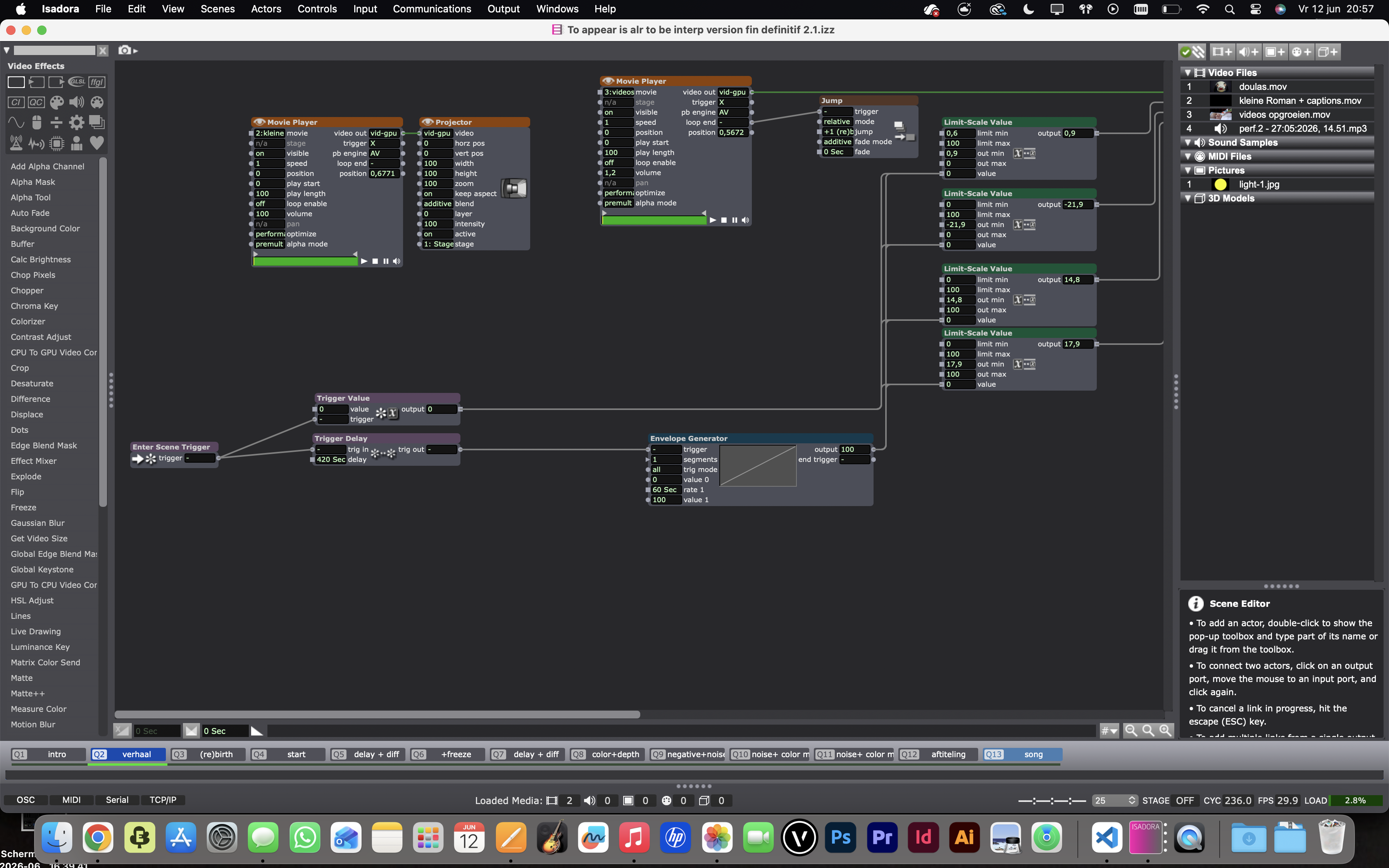 Screenshot Isadora 2